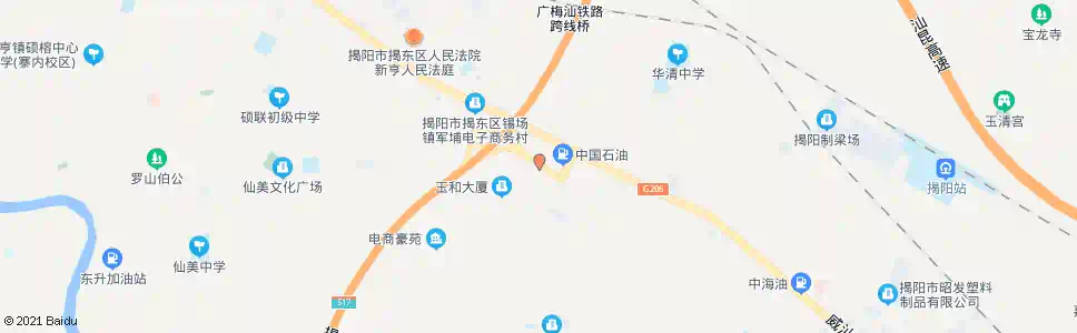 揭阳锡场高速口_公交站地图_揭阳公交_妙搜公交查询2024