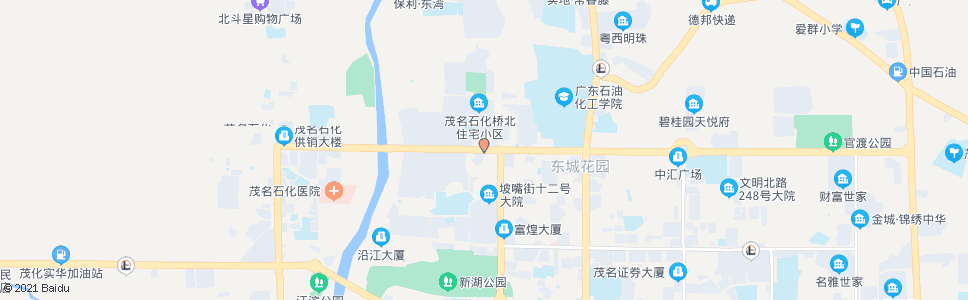 茂名官渡市场(西)_公交站地图_茂名公交_妙搜公交查询2024