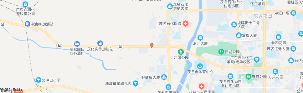 茂名河西汽车站(西)_公交站地图_茂名公交_妙搜公交查询2024