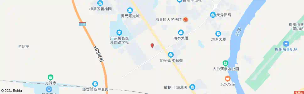 梅州山水城_公交站地图_梅州公交_妙搜公交查询2024