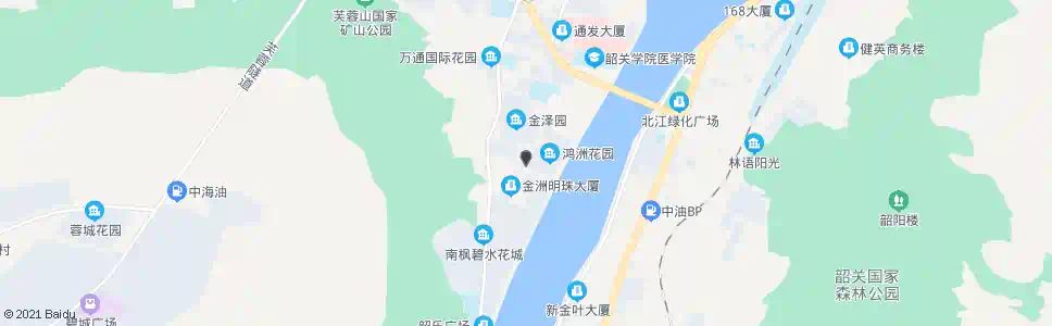 韶关金泽园_公交站地图_韶关公交_妙搜公交查询2024