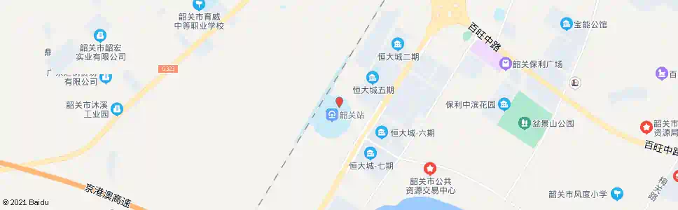 韶关西华园_公交站地图_韶关公交_妙搜公交查询2024