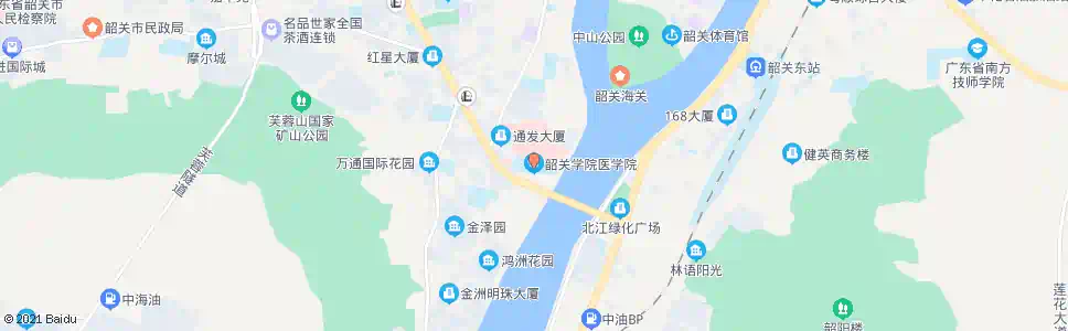 韶关韶关学院医学院_公交站地图_韶关公交_妙搜公交查询2024