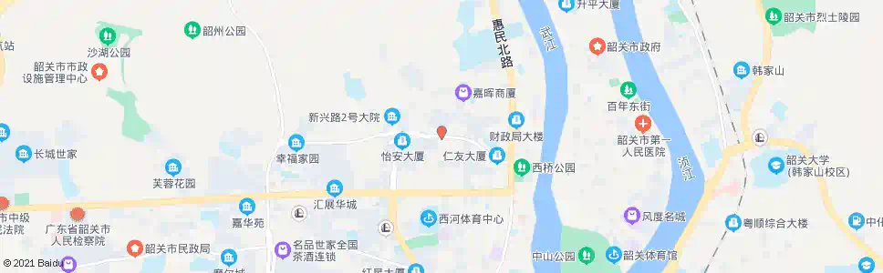 韶关西河邮电局_公交站地图_韶关公交_妙搜公交查询2024