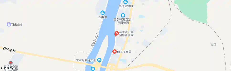 韶关江山花园_公交站地图_韶关公交_妙搜公交查询2024