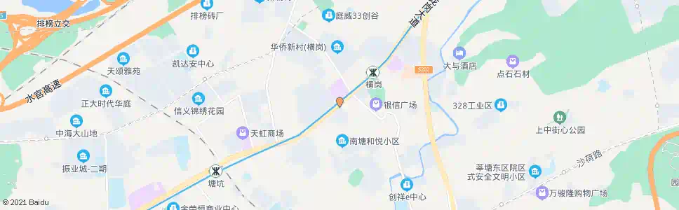 深圳横岗志健广场_公交站地图_深圳公交_妙搜公交查询2024