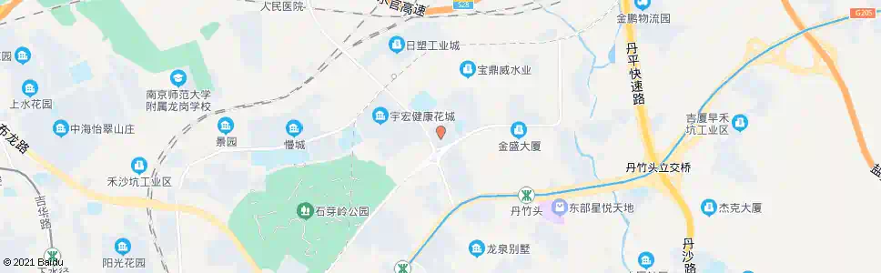 深圳左庭右院1_公交站地图_深圳公交_妙搜公交查询2024