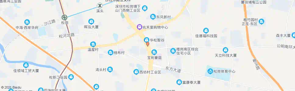 深圳松岗街道办_公交站地图_深圳公交_妙搜公交查询2024