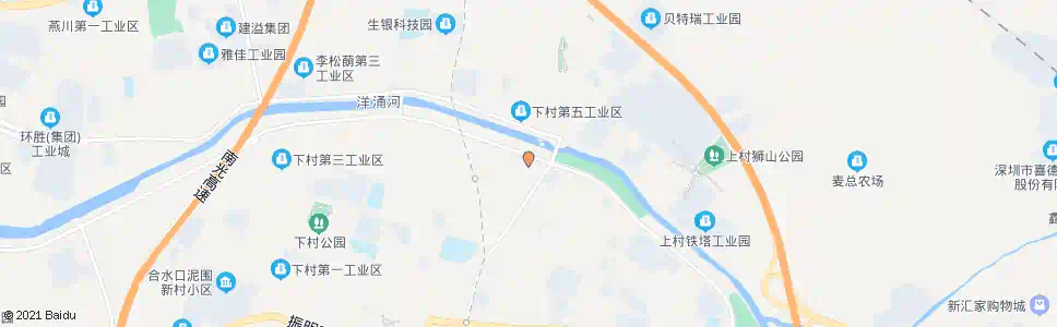 深圳彩田村2_公交站地图_深圳公交_妙搜公交查询2024