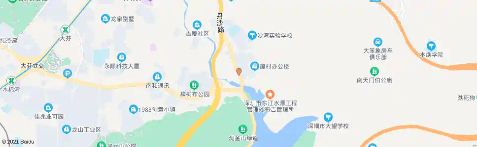 深圳沙湾天桥_公交站地图_深圳公交_妙搜公交查询2024