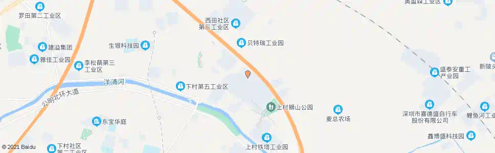 深圳上村莲塘_公交站地图_深圳公交_妙搜公交查询2024