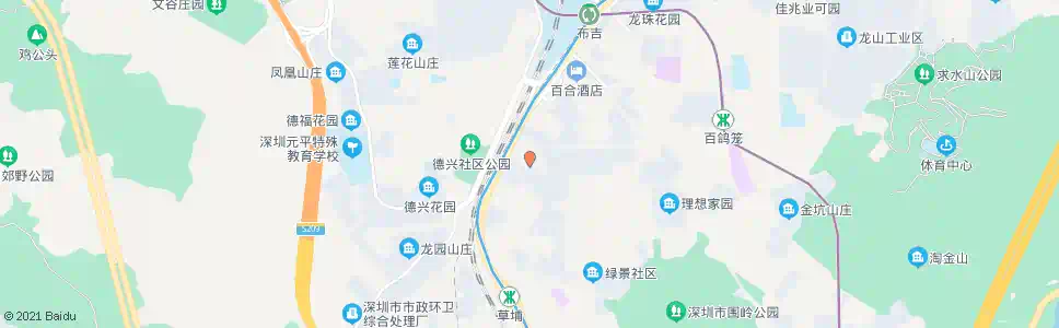 深圳坂田华城百货_公交站地图_深圳公交_妙搜公交查询2024