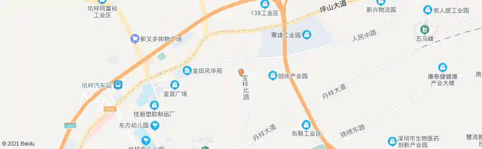 深圳坑梓成校_公交站地图_深圳公交_妙搜公交查询2024