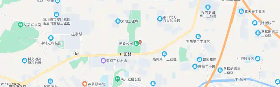 深圳燕川居委会_公交站地图_深圳公交_妙搜公交查询2024