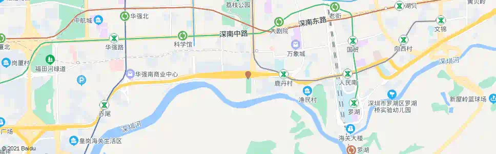 深圳滨江新村1_公交站地图_深圳公交_妙搜公交查询2024