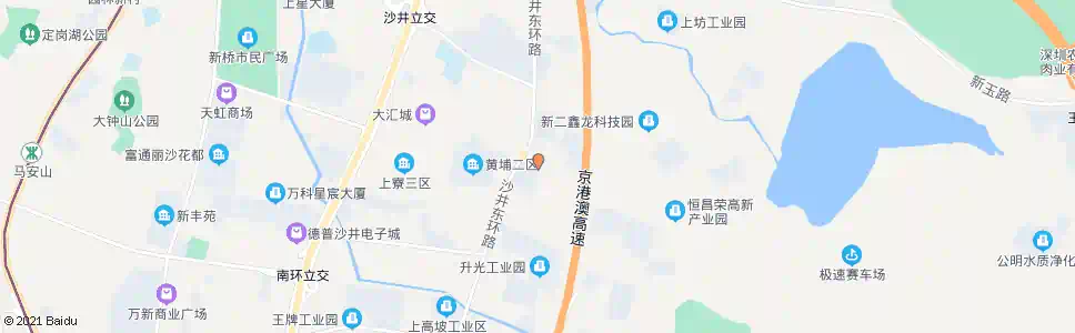 深圳黄埔工业区_公交站地图_深圳公交_妙搜公交查询2024