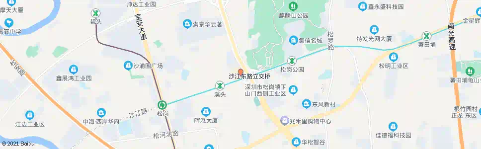 深圳松岗人民医院前门_公交站地图_深圳公交_妙搜公交查询2024