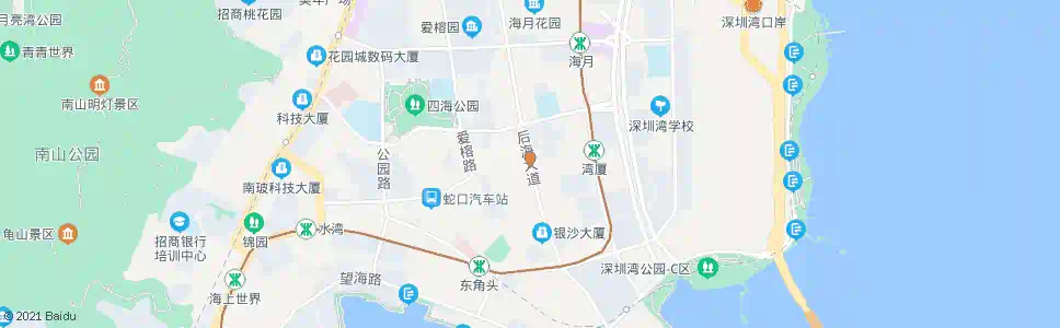 深圳湾厦村_公交站地图_深圳公交_妙搜公交查询2024