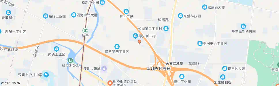 深圳潭头新二村_公交站地图_深圳公交_妙搜公交查询2024