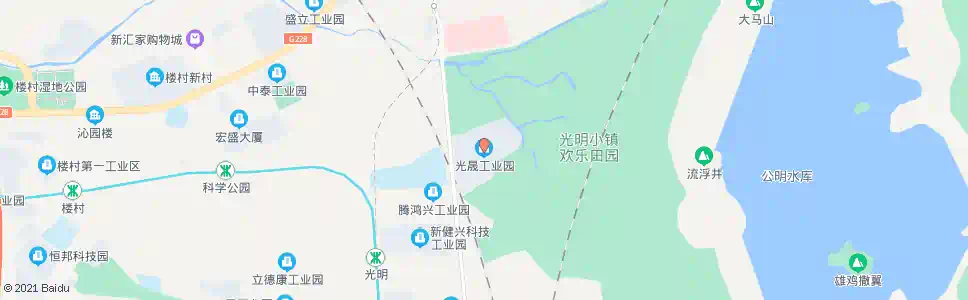 深圳光晟厂_公交站地图_深圳公交_妙搜公交查询2024