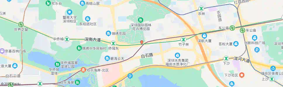 深圳园博园2_公交站地图_深圳公交_妙搜公交查询2024