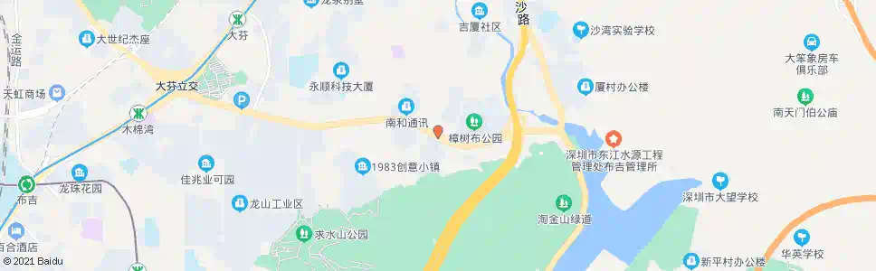 深圳樟树布社区_公交站地图_深圳公交_妙搜公交查询2024