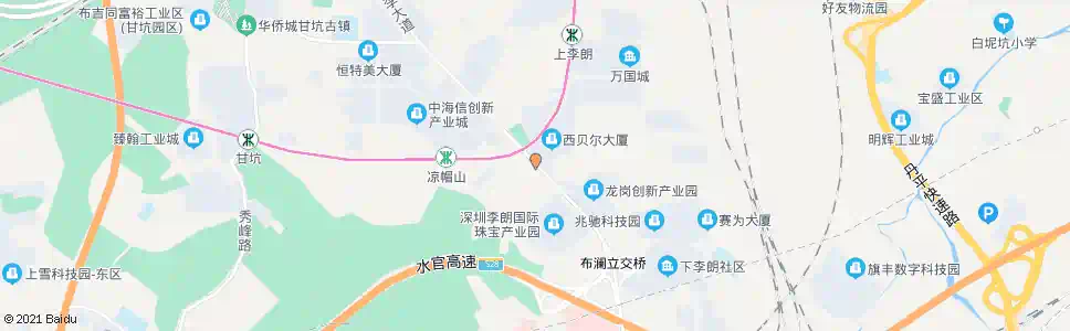 深圳宝福珠宝园2_公交站地图_深圳公交_妙搜公交查询2024