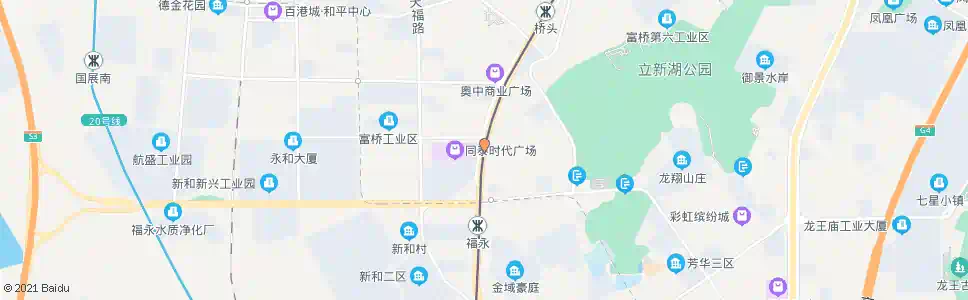 深圳同泰时代中心_公交站地图_深圳公交_妙搜公交查询2024