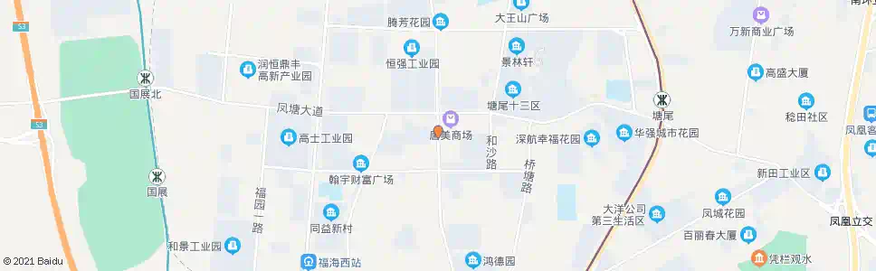 深圳合盛工业区_公交站地图_深圳公交_妙搜公交查询2024