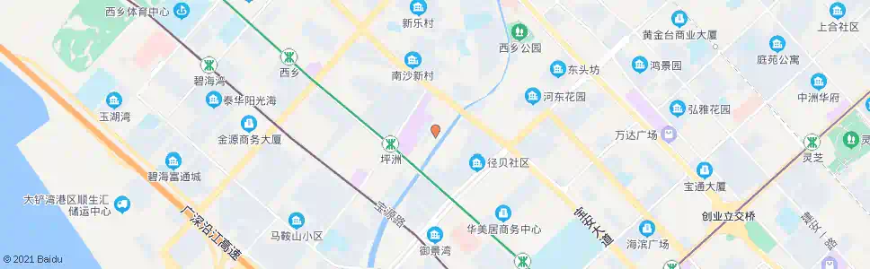 深圳华桥新村_公交站地图_深圳公交_妙搜公交查询2024