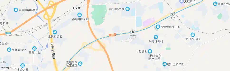 深圳深坑居民小组_公交站地图_深圳公交_妙搜公交查询2024