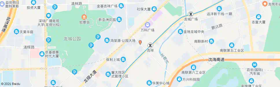 深圳鸿基花园_公交站地图_深圳公交_妙搜公交查询2024