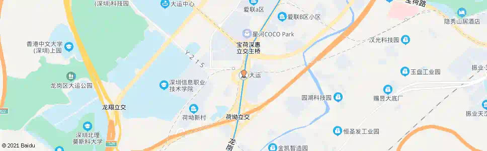 深圳大运站_公交站地图_深圳公交_妙搜公交查询2024