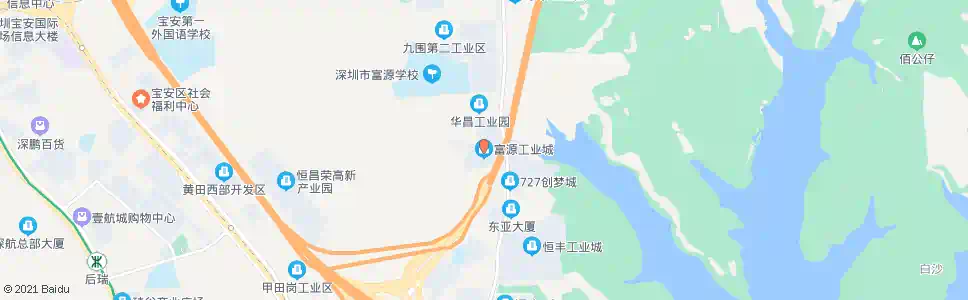 深圳富源工业区_公交站地图_深圳公交_妙搜公交查询2024