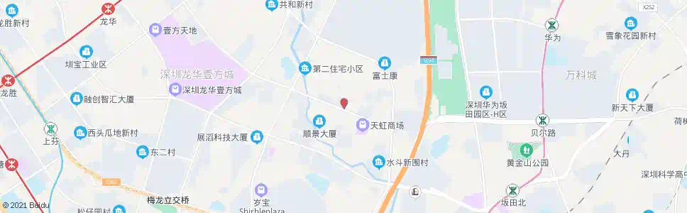 深圳龙华社保分局_公交站地图_深圳公交_妙搜公交查询2024