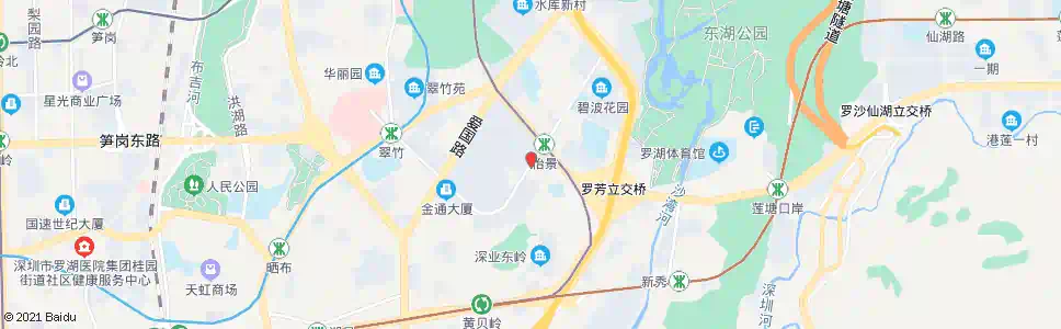 深圳荷花市场_公交站地图_深圳公交_妙搜公交查询2024