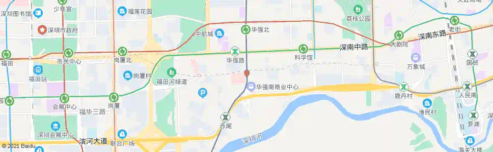 深圳华强南_公交站地图_深圳公交_妙搜公交查询2024