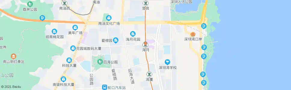 深圳海月地铁站1_公交站地图_深圳公交_妙搜公交查询2024