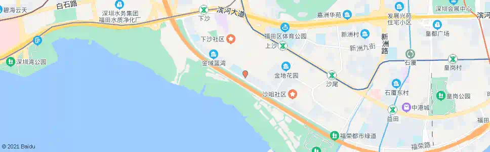 深圳上沙村2_公交站地图_深圳公交_妙搜公交查询2024