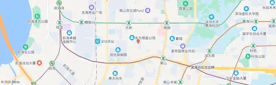 深圳大陆庄园_公交站地图_深圳公交_妙搜公交查询2024