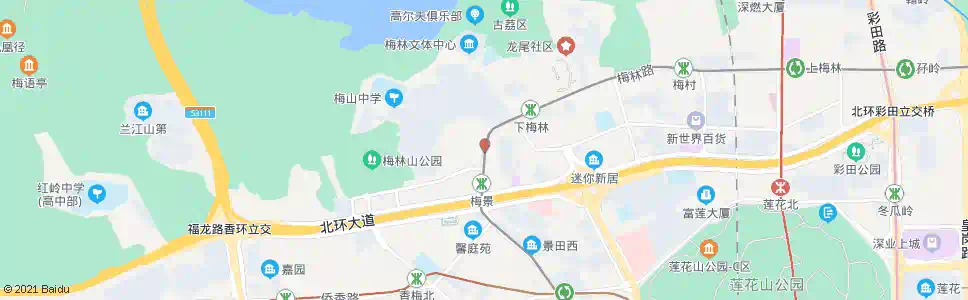 深圳福田农批市场_公交站地图_深圳公交_妙搜公交查询2024