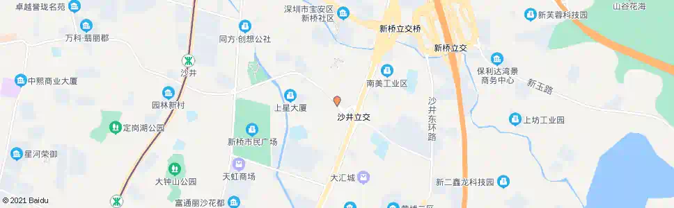 深圳新沙桥头_公交站地图_深圳公交_妙搜公交查询2024