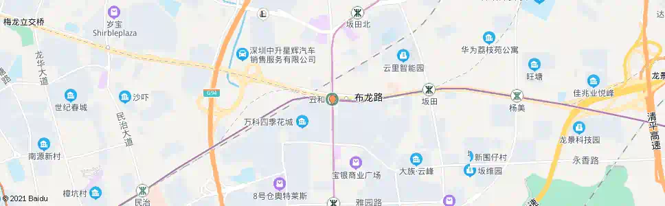 深圳五和地铁站_公交站地图_深圳公交_妙搜公交查询2024