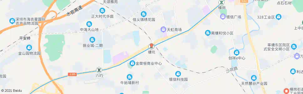 深圳塘坑地铁站_公交站地图_深圳公交_妙搜公交查询2024