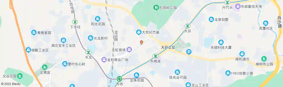 深圳世纪华园_公交站地图_深圳公交_妙搜公交查询2024