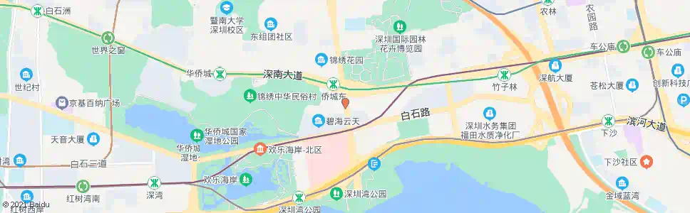 深圳金海燕花园_公交站地图_深圳公交_妙搜公交查询2024