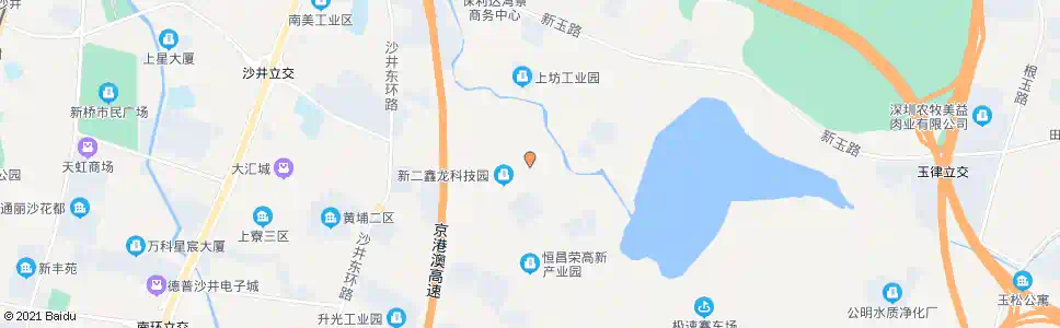 深圳庄村市场_公交站地图_深圳公交_妙搜公交查询2024