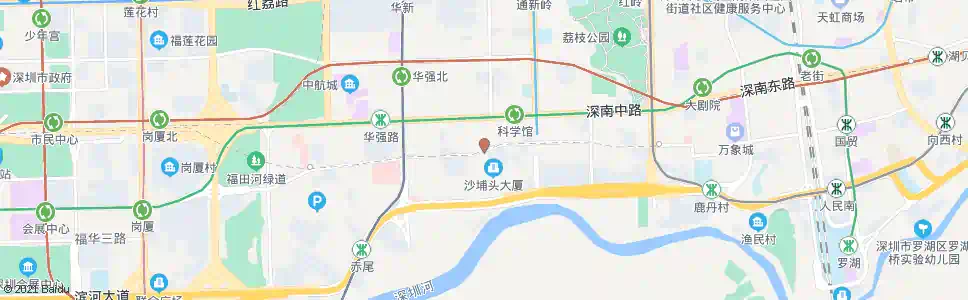 深圳爱华市场_公交站地图_深圳公交_妙搜公交查询2024