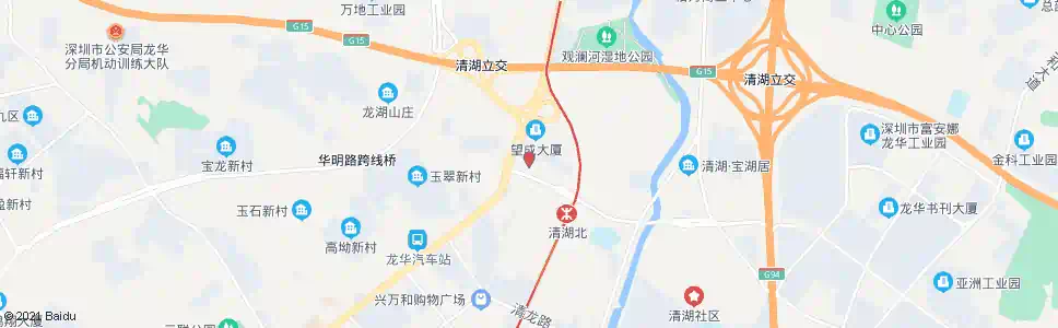 深圳清湖市场_公交站地图_深圳公交_妙搜公交查询2024