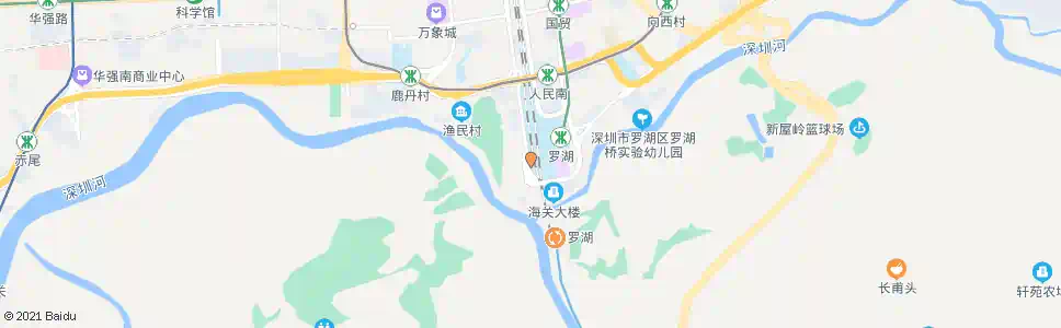 深圳火车站西广场_公交站地图_深圳公交_妙搜公交查询2024